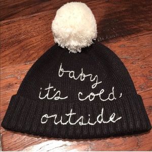 Kate Spade Mits and “Baby It’s Cold Outside” hat!